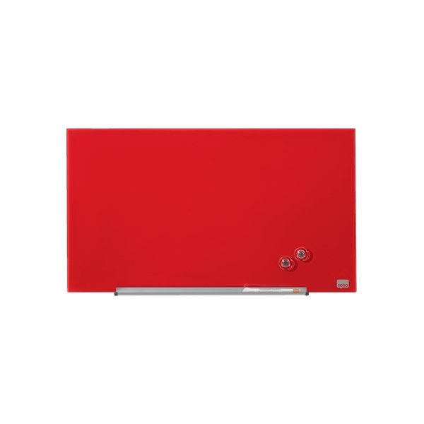Whiteboard Nobo Diamond Glas Röd 38,1x67,7 cm