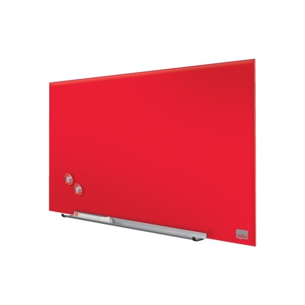 Whiteboard Nobo Diamond Glas Röd 38,1x67,7 cm