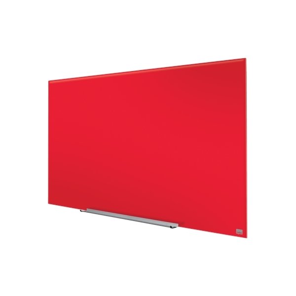 Whiteboard Nobo Diamond Glas Röd 71,1x126 cm