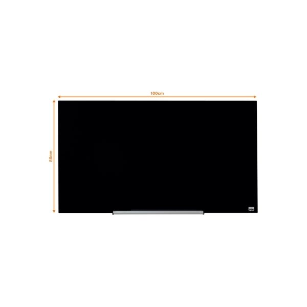 Whiteboard Nobo Diamond Glas Svart 55,9x99,3 cm