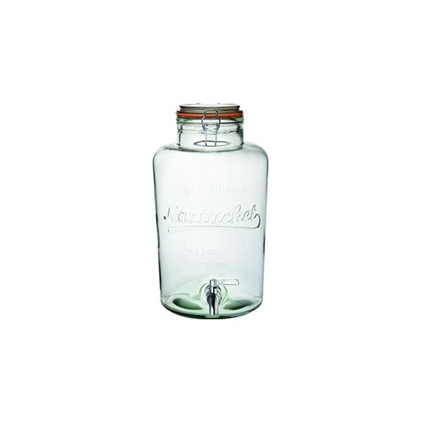 Glasbeholder med taphane, 1,9 liter
