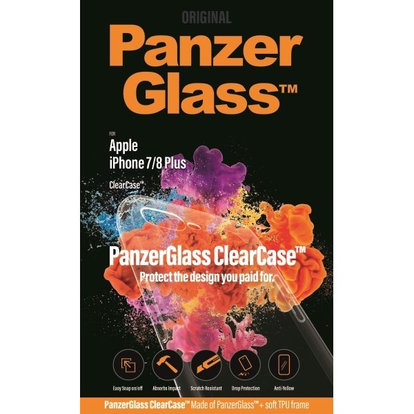 Panzerglass ClearCase cover til iPhone 7/8 Plus