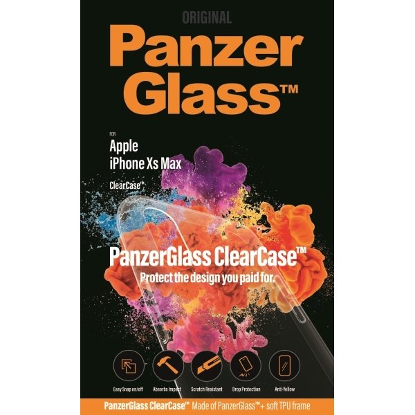 Panzerglass ClearCase cover til iPhone Xs Max