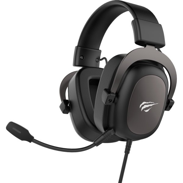 Havit H2002U Gaming Headset, sort/metalgrå
