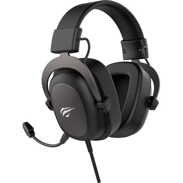 Havit H2002U Gaming Headset, sort/metalgrå