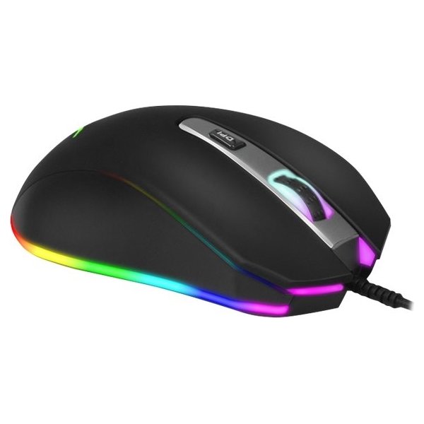 Havit MS837 RGB gaming mus, sort