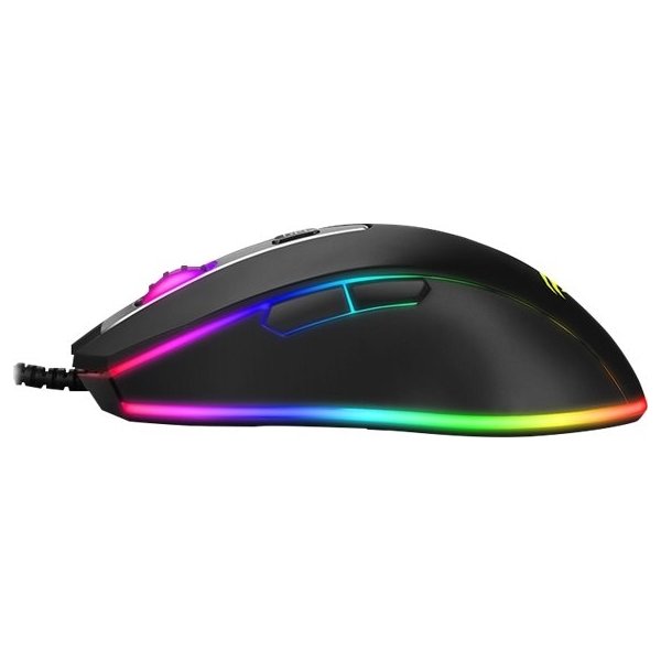 Havit MS837 RGB gaming mus, sort