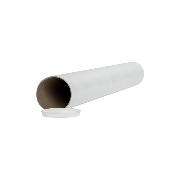 Papprör med lock, Ø80x2,0x750 mm