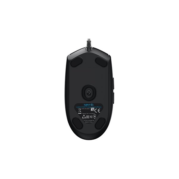 Logitech G203 Prodigy Gaming mus, sort