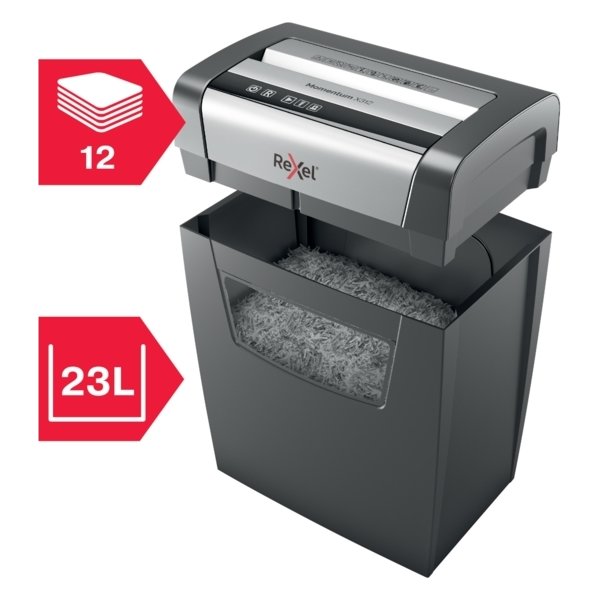 Dokumentförstörare Rexel Momentum X312
