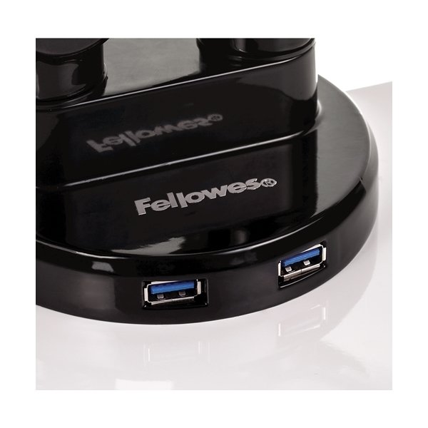 Monitorarm Fellowes Platinum Series 3-i-1 Svart
