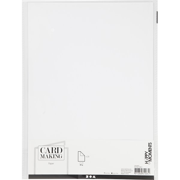 Papper Happy Moments A4 70 g 20 ark Vit