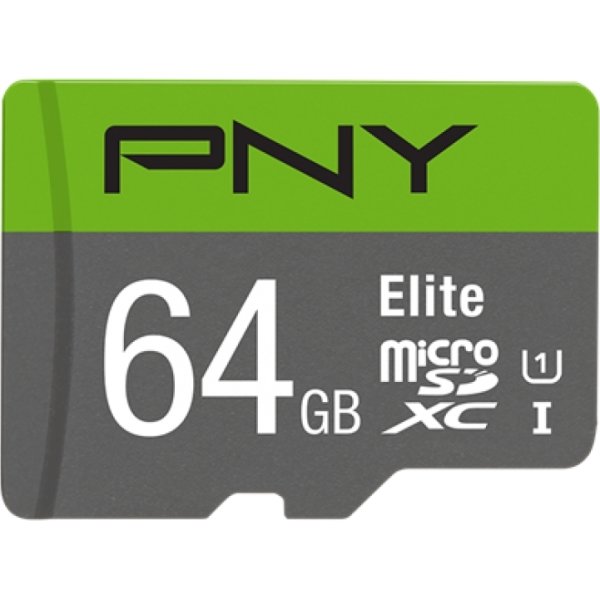 Minneskort microSDXC PNY Elite 64 GB Class 10