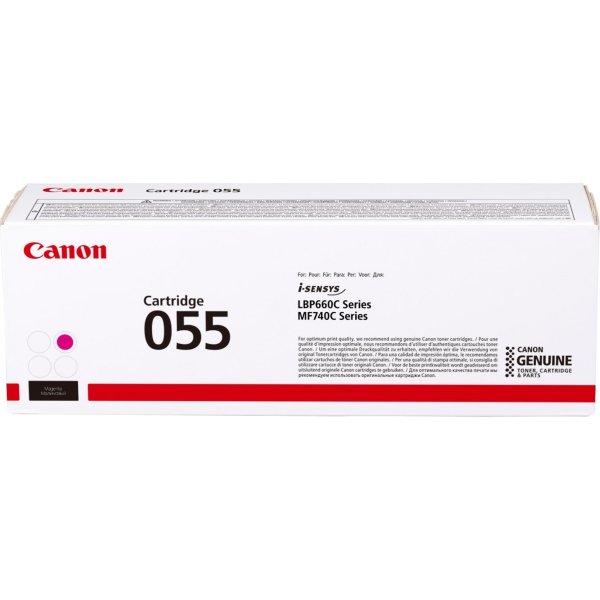 Canon 055 lasertoner, magenta, 2.100 sider