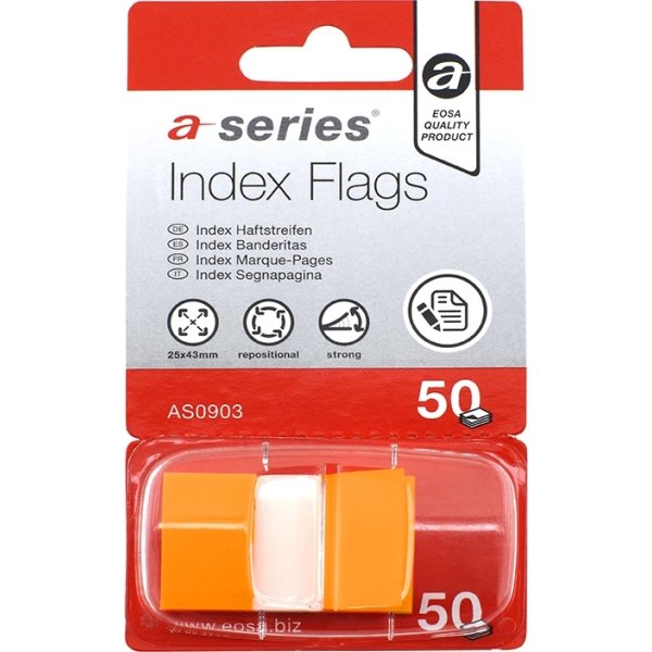 a-series Indexflikar 12x44 mm Orange