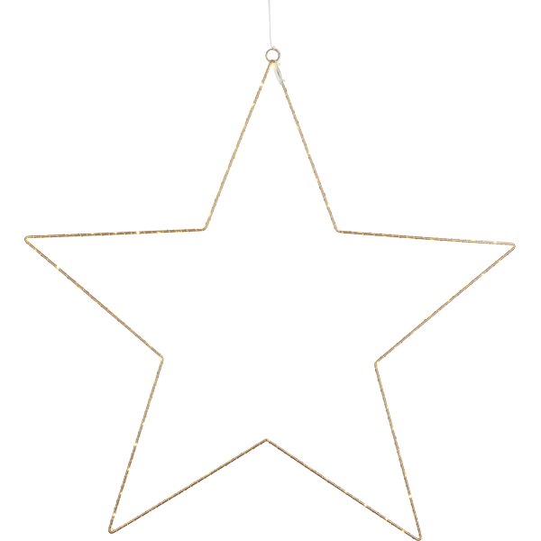 Liva stjärna 80 LED Ø70 cm guld