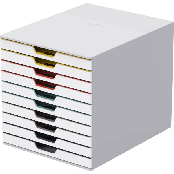 Durable Varicolor Mix Skuffekabinet m. 10 skuffer
