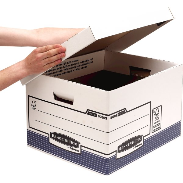 Arkiveringsbox Bankers Box System Large