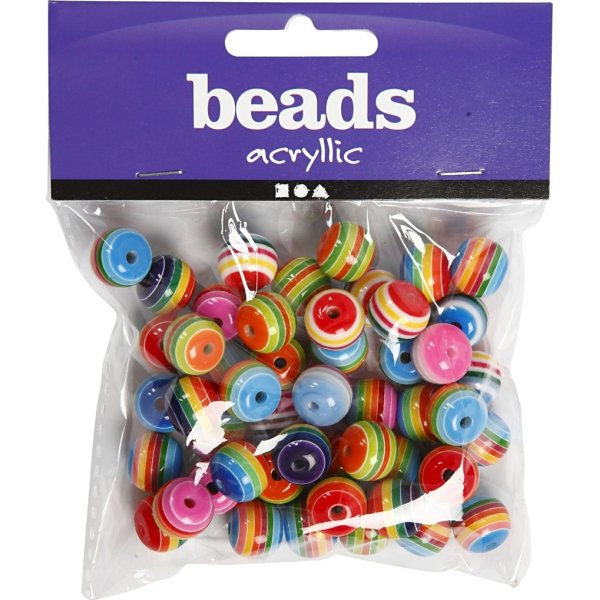 Akrylpärlor Beads 12 mm 50 st
