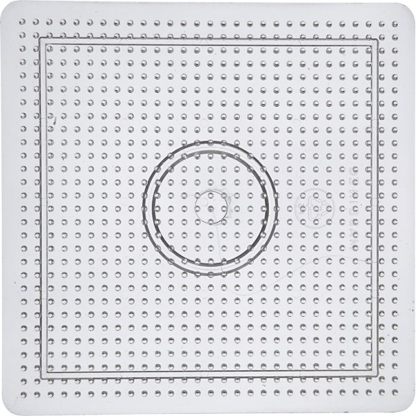 Perleplade, 14,5x14,5 cm, stort kvadrat