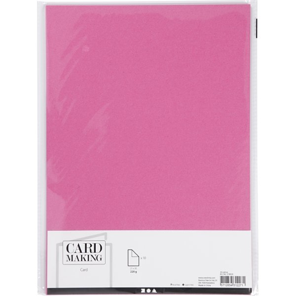 Kartong Happy Moments A4 220 g 10 ark Rosa