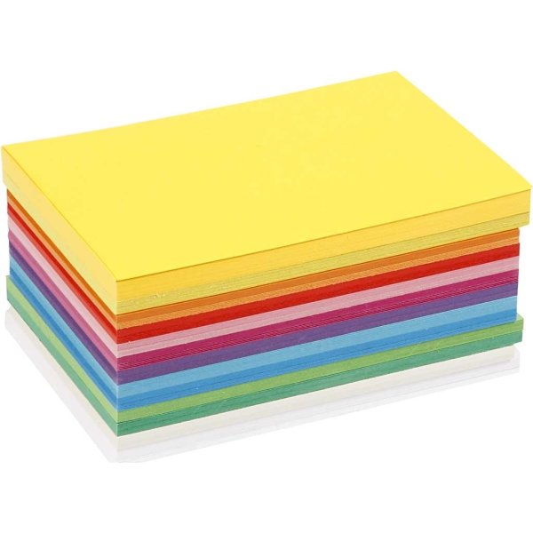 Vårkartong Colortime A5 180 g 60 ark Blandade färg