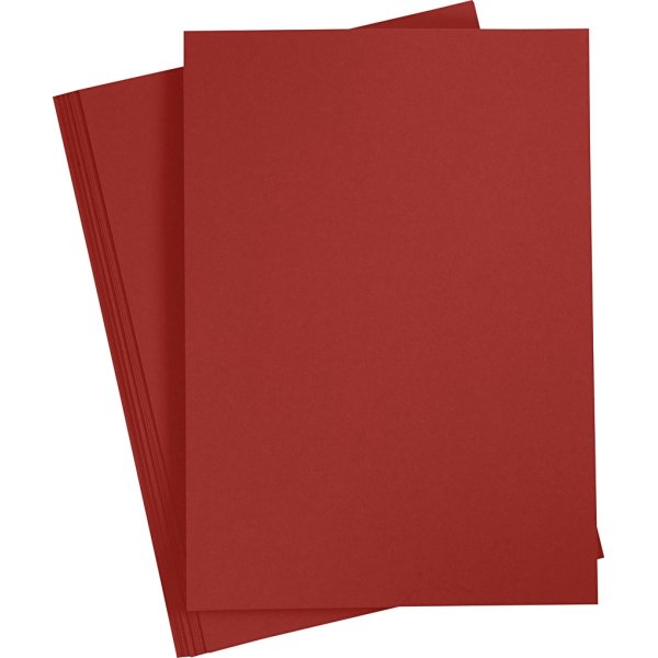Paper Concept Karton, A4, 180g, 20 ark, bordeaux