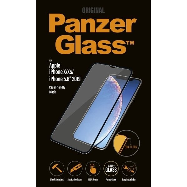 PanzerGlass iPhone X/Xs/11 Pro Case friendly Svart