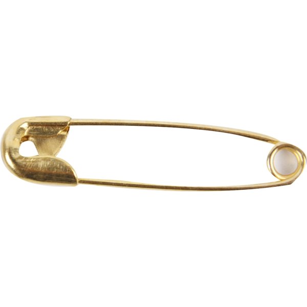 Säkerhetsnålar 22 mm Guld 500 st