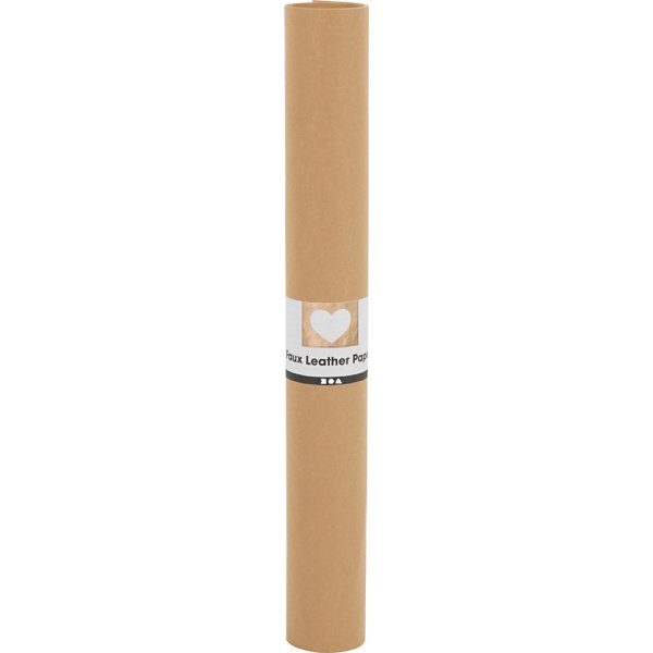Läderpapper 350g/m² 50x100 cm ljusbrun
