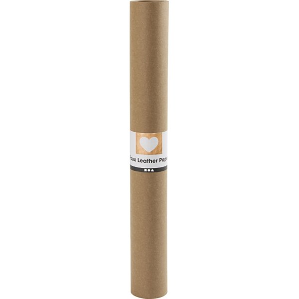 Läderpapper 350g/m² 50x100 cm mörkbrun