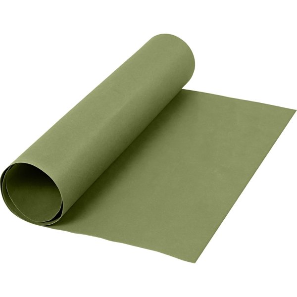 Læderpapir, 350g/m2, 50x100 cm, grøn