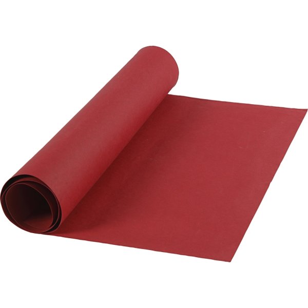 Läderpapper 350g/m² 50x100 cm röd