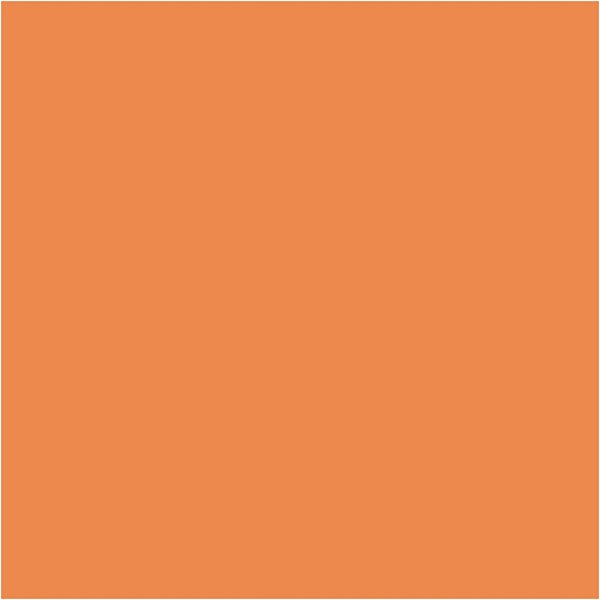 Bomuldsstof, 140g/m2, 1,45x10 m, orange