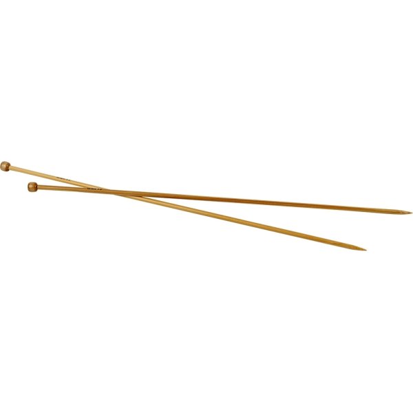 Sticknålar nr 4.5 L 35 cm, bambu