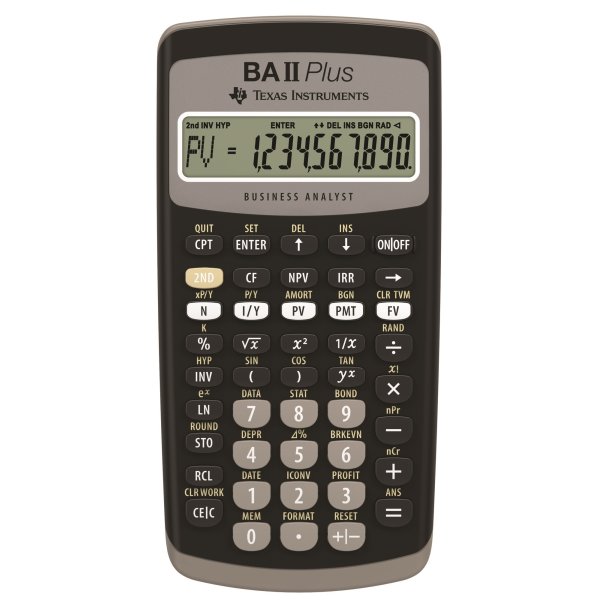 Texas Instruments BA-II Plus finansregner