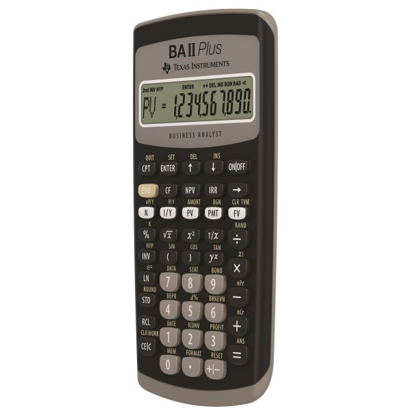 Texas Instruments BA-II Plus finansregner