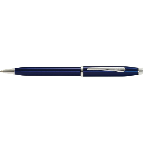 Cross Century II kuglepen, Blue Lacquer/Rhodium