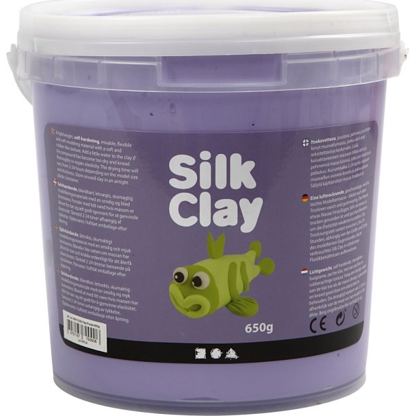 Modellera Silk Clay 650g lila