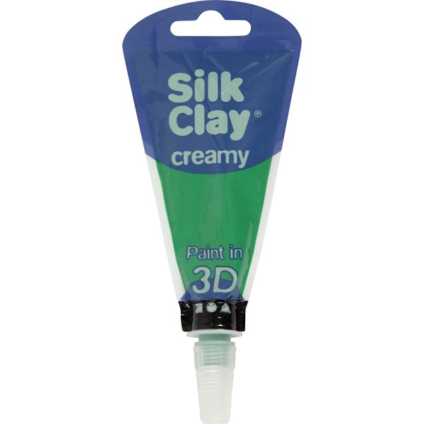 Modellera Silk Clay Creamy 35ml grön