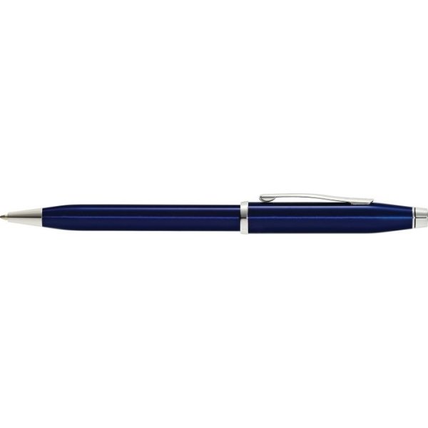 Cross Century II kuglepen, Blue Lacquer/Rhodium