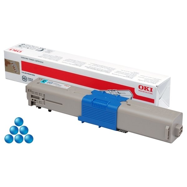 Lasertoner OKI 46508715 Cyan 1500 sidor