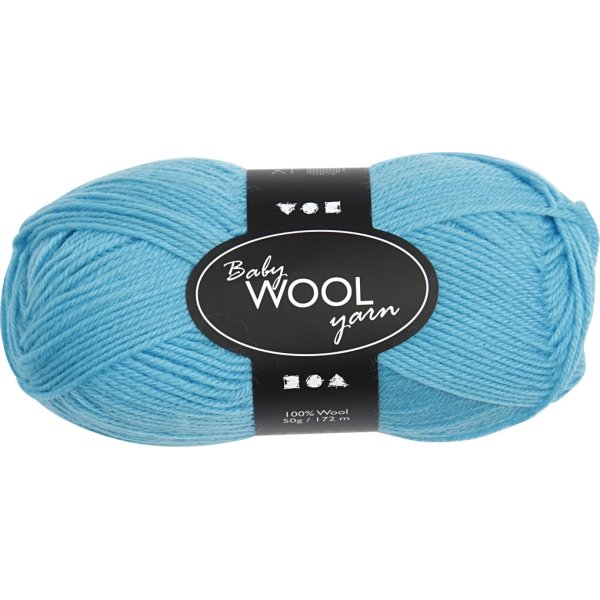 Babygarn 14/4 50g turkos