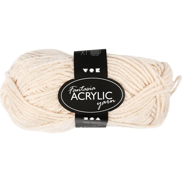 Akrylgarn Fantasia 50g Pudder