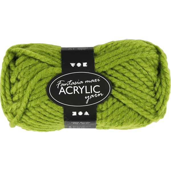 Akrylgarn Fantasia Maxi 50g grön