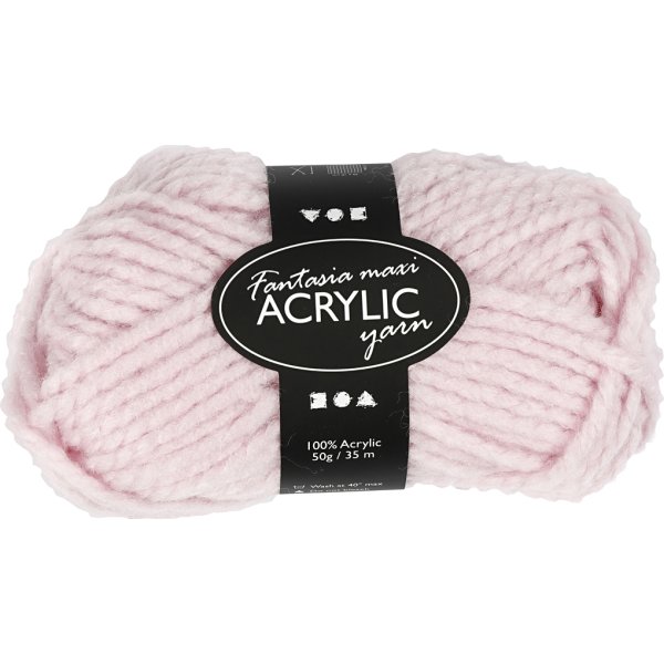 Akrylgarn Fantasia Maxi 50g klarrött