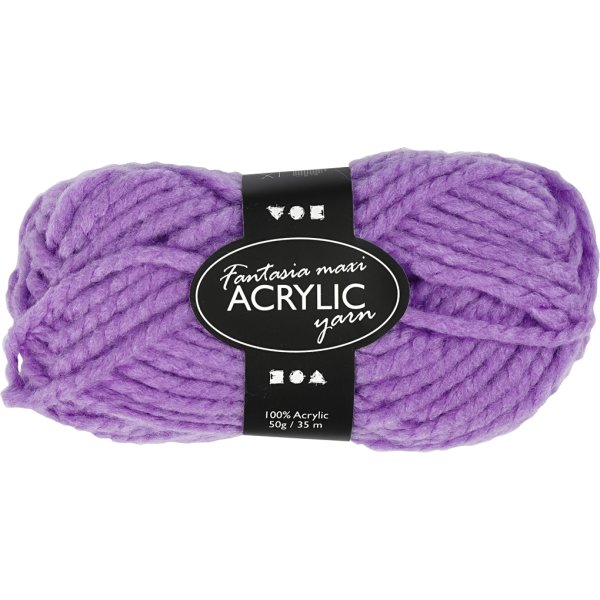 Akrylgarn Fantasia Maxi 50g lila