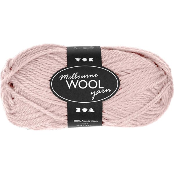 Ullgarn Melbourne 50g klarrött