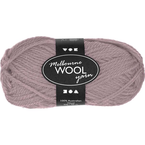 Ullgarn Melbourne 50g ljuslila