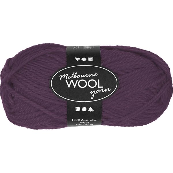 Ullgarn Melbourne 50g lila